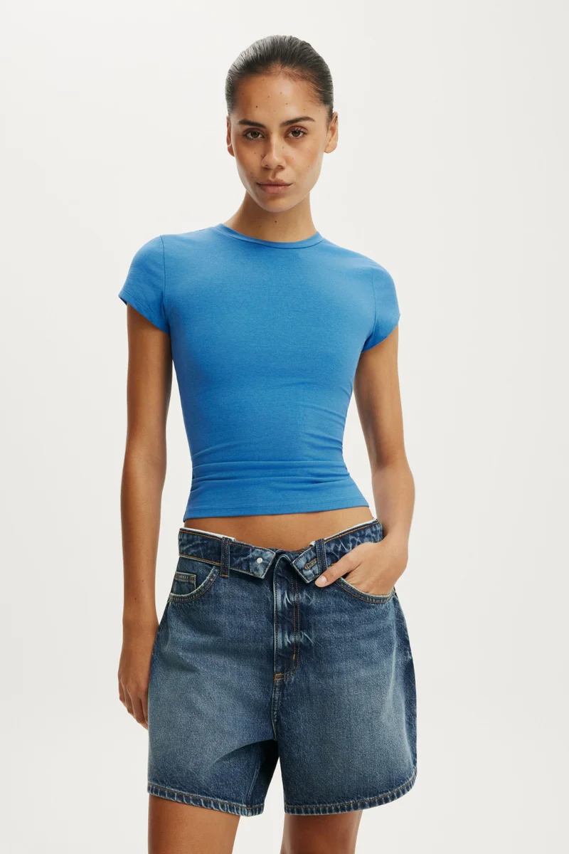 كوتون اون HIGH 90 s DENIM SHORT