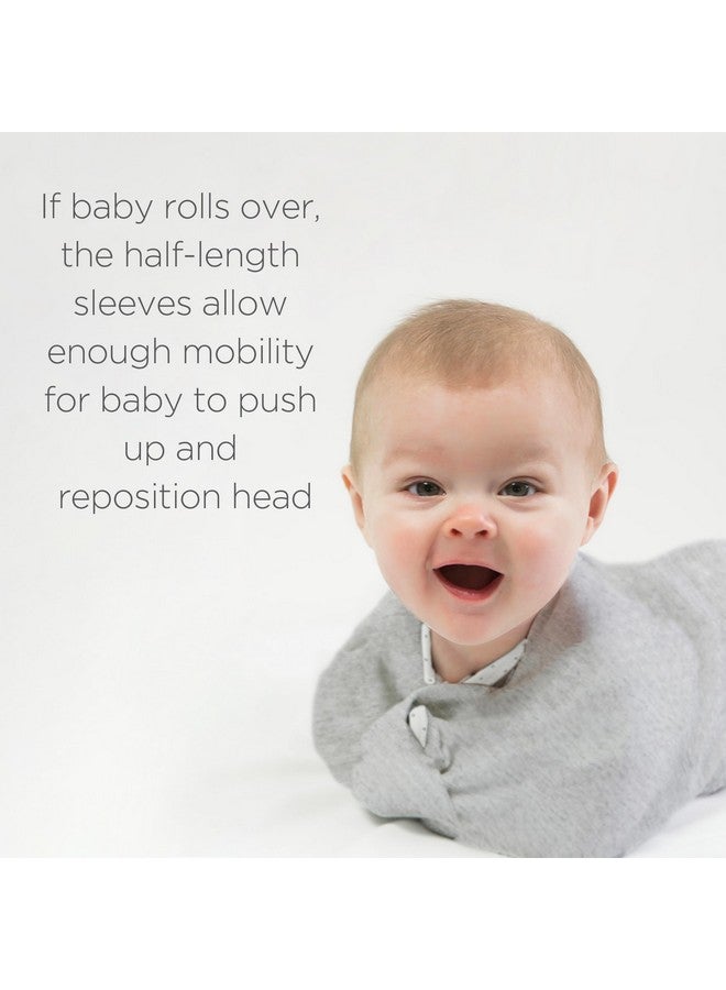 SwaddleDesigns Transitional Swaddle Sack with Arms Up Half-Length Sleeves and Mitten Cuffs, Medium, 3-6 Months, 14-21 lb, Watercolor Sunny Days (Arms Up Swaddle, Transition Swaddle Sleep Sack) - Image 5