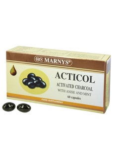 MARNYS Acticol Activated Charcoal Capsules 60's  - Image 2