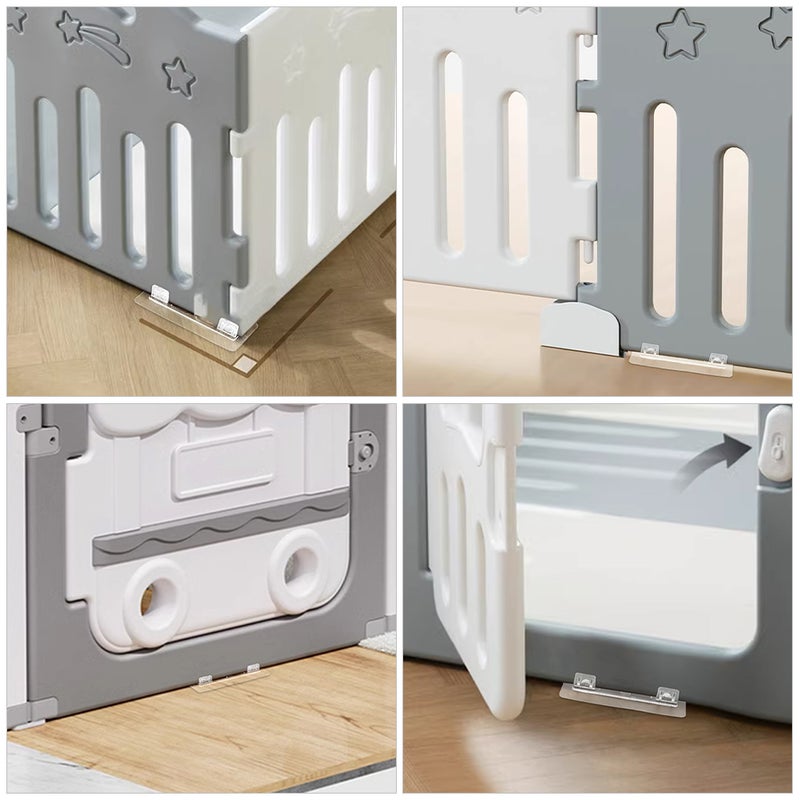 6pcs Mounting Kit with Safety Brackets for Wall Parts and Hardware for Secure Installation - Image 3