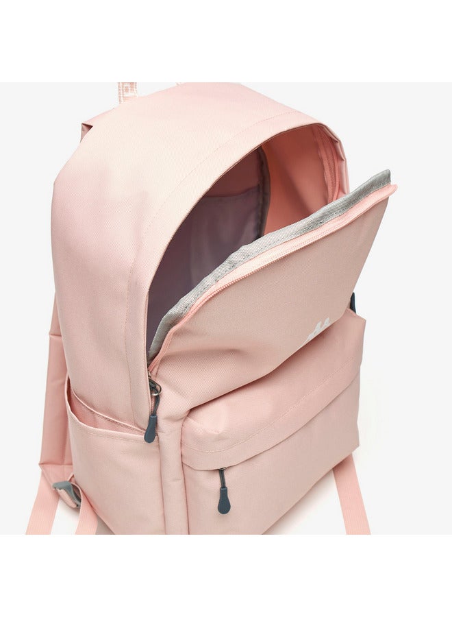 كابا حقيبة ظهر مدرسية بطبعة شعار للبنات مع أحزمة قابلة للتعديل وإغلاق بسحاب - Image 4