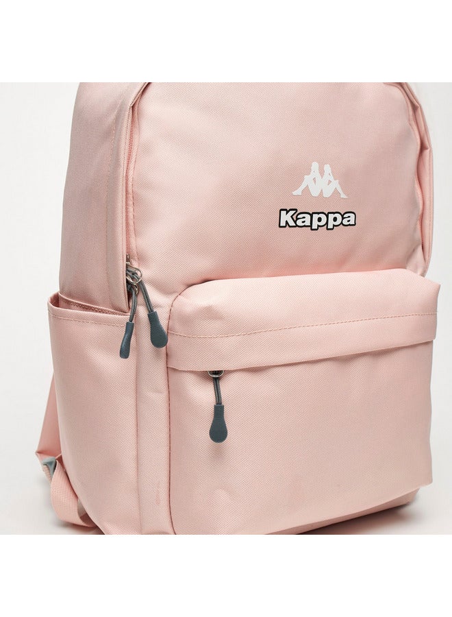 كابا حقيبة ظهر مدرسية بطبعة شعار للبنات مع أحزمة قابلة للتعديل وإغلاق بسحاب - Image 2