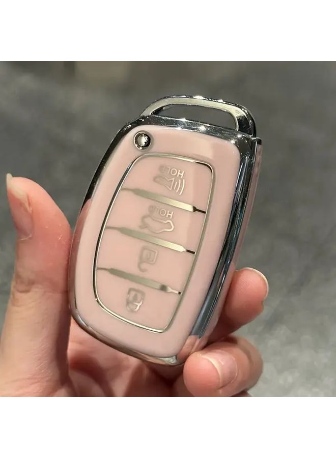 Pink Car Remote Key Case Keyless Cover For Hyundai Elantra Ioniq Sonata Tucson - Image 4