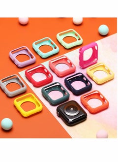 Y&D 16 Pieces Watch Case for Apple Watch, Soft TPU Protective Anti-Scratch Silicone Protector Flexible Thin Lightweight Bumper Cover Smartwatch Series SE/6/5/4 (40 mm)  - Image 5