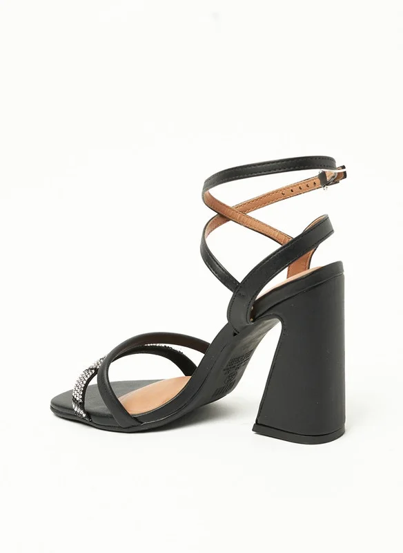 VIZZANO Block Heel Sandals for Women – Stylish Ladies Heels Sandals for Everyday Wear