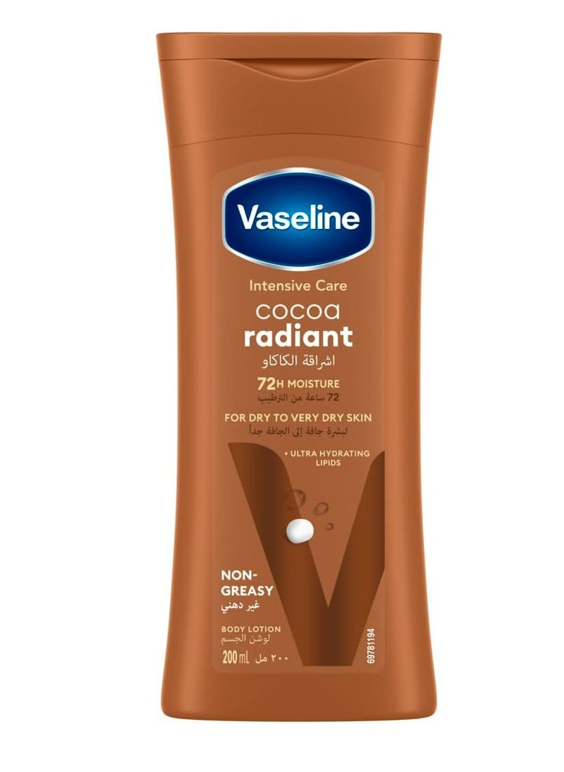 Vaseline - Intensive Care Cocoa Radiant Bady Lotion 200 ml - Image 1