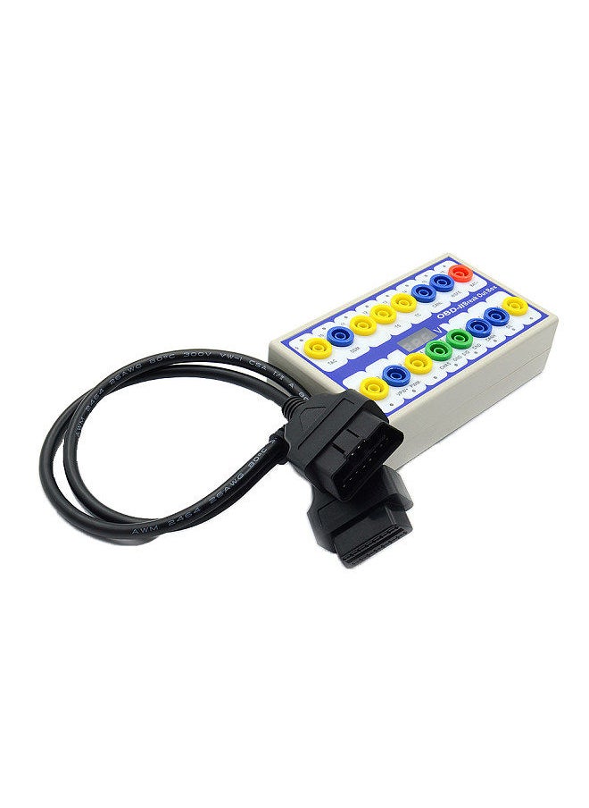 Generic - Professional Auto Car OBD-2 Break Out Box On-Board Diagnostics Breakout Box OBD-II Protocol Detector Diagnostic Connector - Image 1