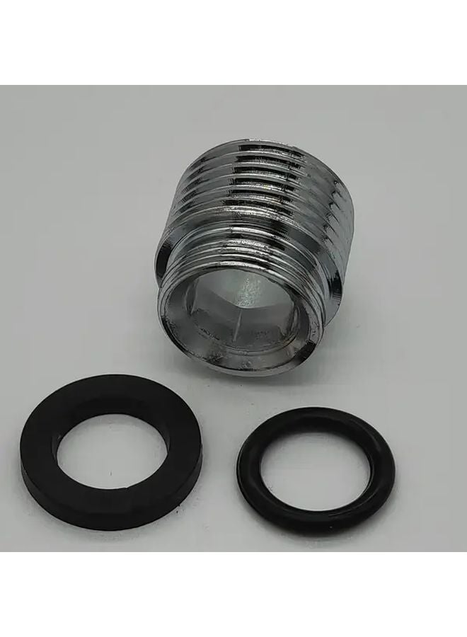 G1 2 To 16mm Male Thread Water Tap Hose To Shower Head Adapter Chrome Plated For Kitchen Bathroom Sink - Image 2