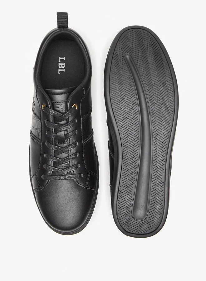 LBL by Shoexpress Men's Textured Lace-Up Sneakers