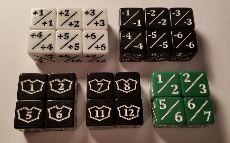 quEmpire 24x Counter Negative Goyf  Loyalty Dice for Magic The Gathering and Other GamesCCG MTG - Image 2