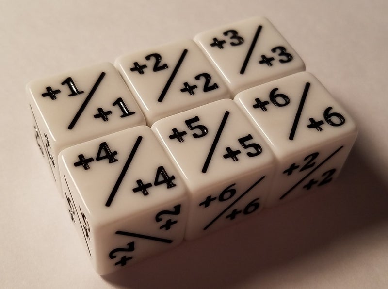 quEmpire 24x Counter Negative Goyf  Loyalty Dice for Magic The Gathering and Other GamesCCG MTG - Image 3
