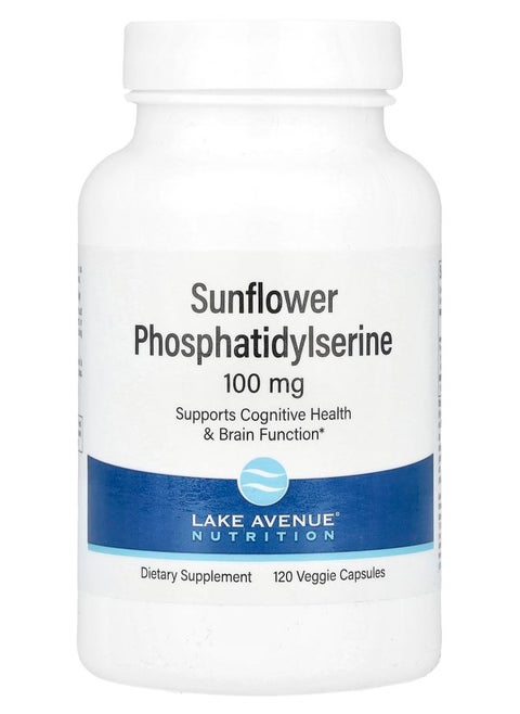 Sunflower Phosphatidylserine 100 mg 120 Veggie Capsules