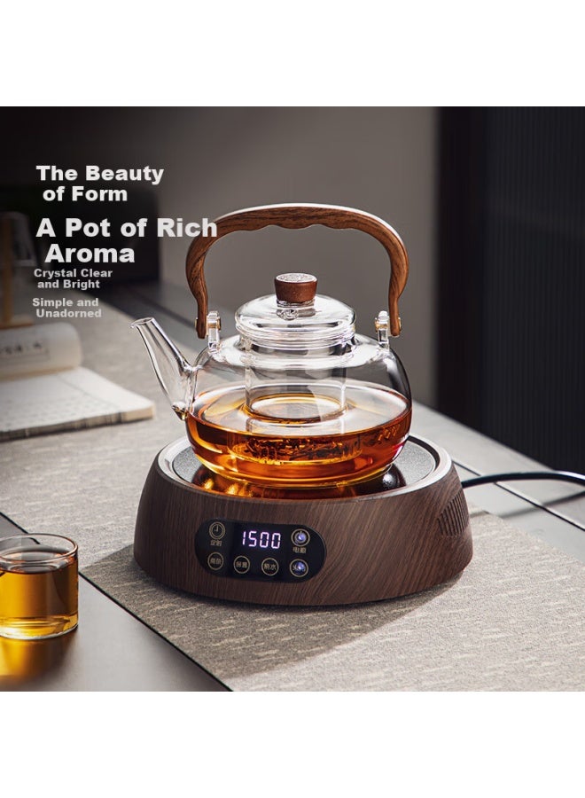 Yihutea Yi Hu Tea Glass Teapot High Borosilicate Heat-resistant Kettle For Boiling Water Suitable For Open Flame And Electric Ceramic Stove With Handle For Brewing Flower Tea - Image 5