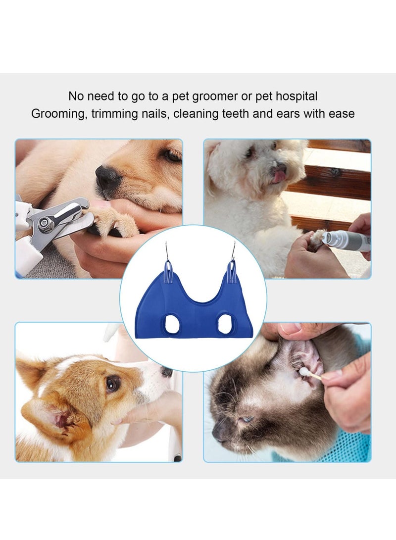 Arabest 10 قطع من حزام أرجوحة العناية بالحيوانات الأليفة مع مقص أظافر/مقص أظافر، مبرد أظافر، مشط، أرجوحة أظافر، حزام العناية لقص/تقليم الأظافر - Image 3