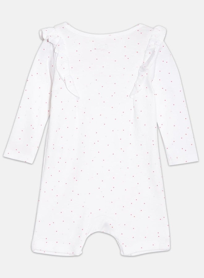 Broon Boys & Girls Red and White Printed Rompers | Premium Organic Cotton | Full Sleeves with Allover Print | Infant Wear | Skin Friendly | Chemical Free | Pack of 2 - Image 5