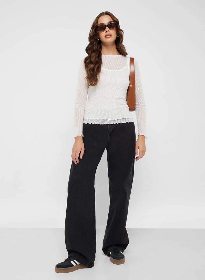 Ginger Mid Rise Straight Fit Jeans  - Image 1