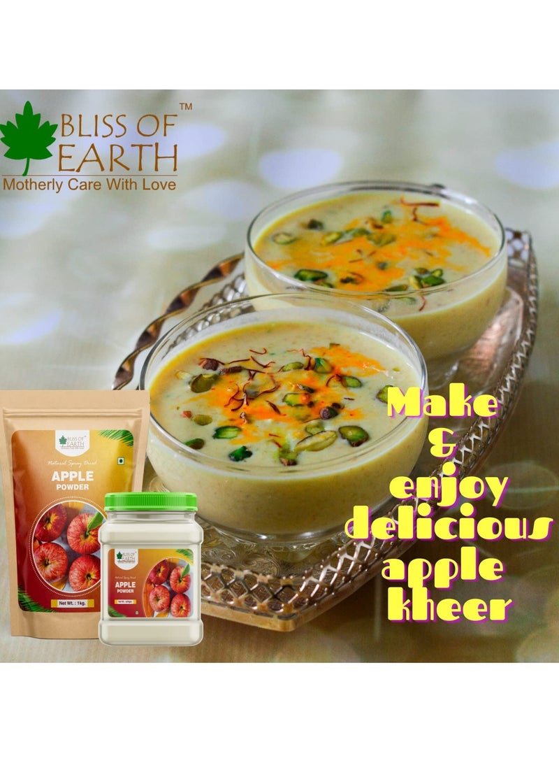 BLISS OF EARTH 1kg of Apple Powder Natural Spray Dried Great for Smoothie Apple juice bake apple pie - Image 3