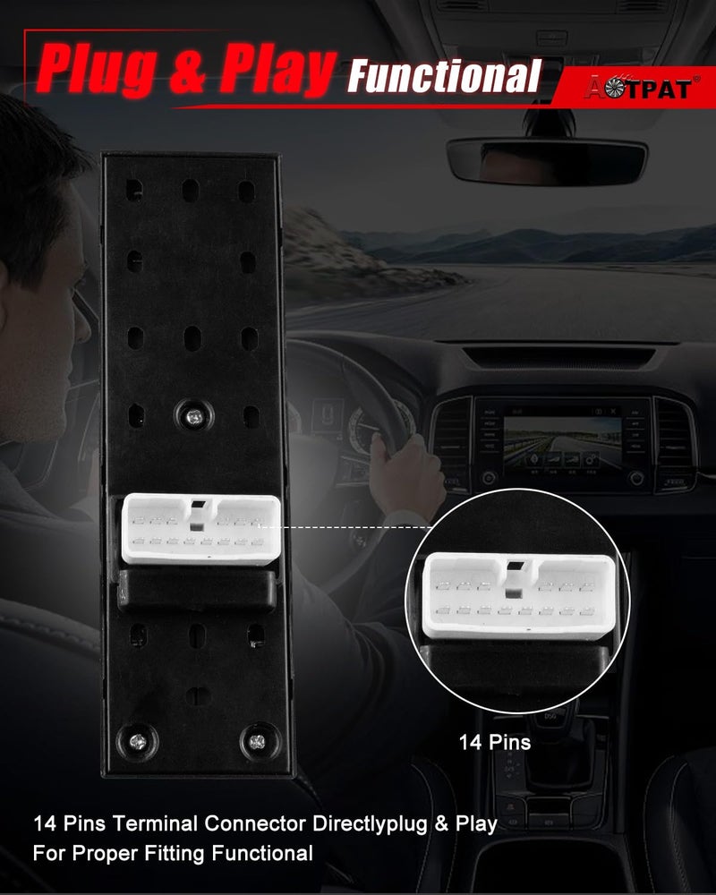 AOTPAT Master Power Window Switch for Hyundai Tucson 2006-2009 - Image 4