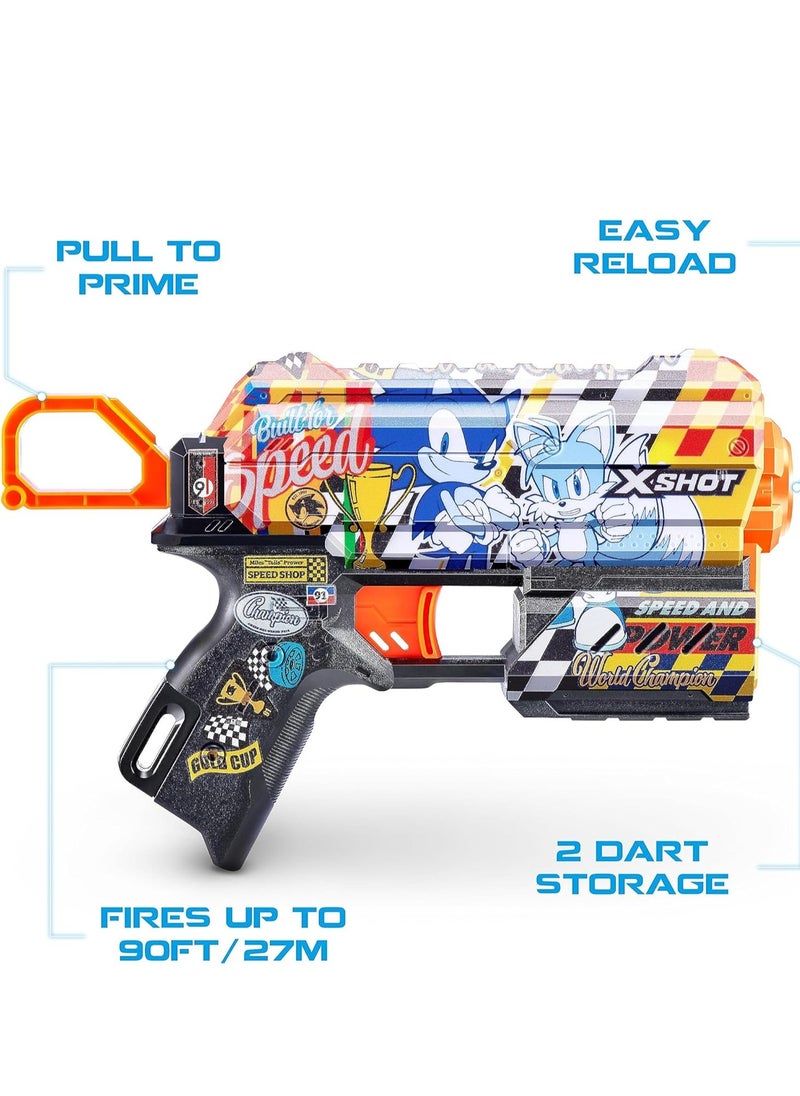 ZURU ZURU XSHOT SKINS SERIES 1 FLUX Sonic (8 Darts) SUPER SPEED  - Image 3