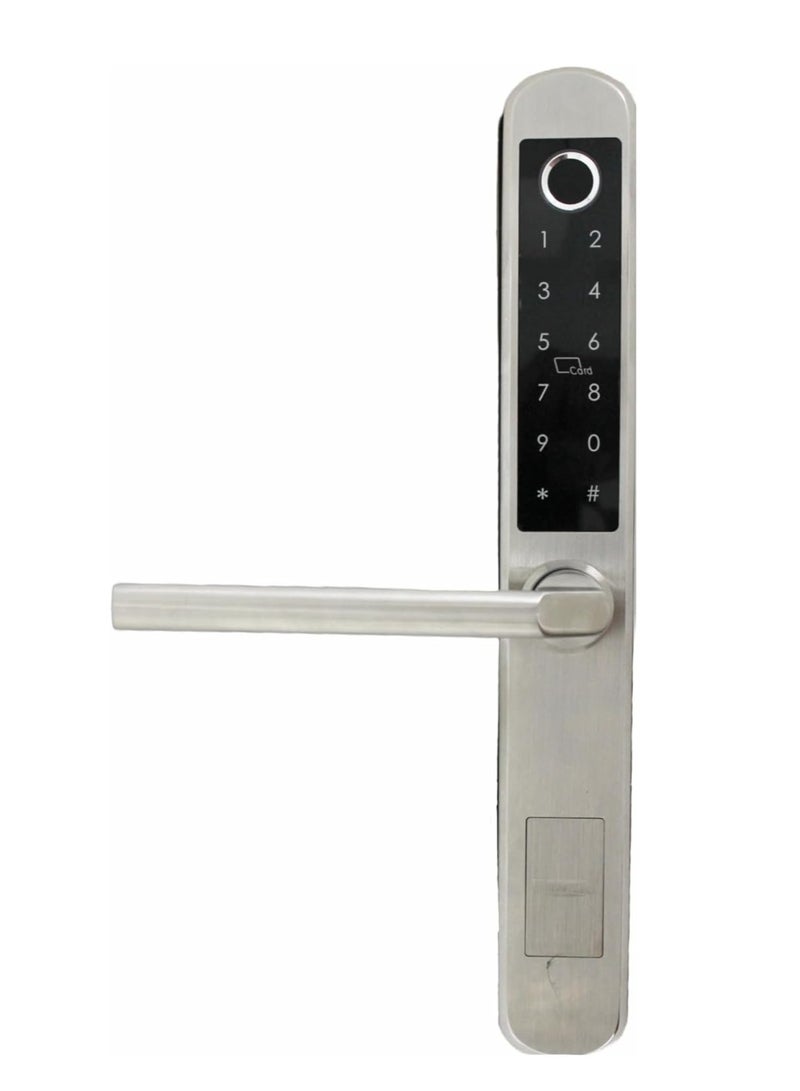 ROBUSTLINE Robustline Electronic Smart Door Lock with 5 Function- Fingerprint, Smart IC Card, Passcode, Mobile App, Metal Key (2 YEARS WARRANTY) (RBSL1020S)  - Image 2