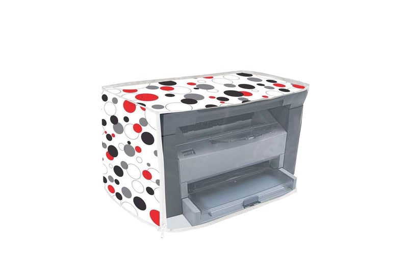 Avideco غطاء طابعة لطابعة HP 1005 مع سحاب لحماية من الغبار (دائرة سوداء) - Image 1