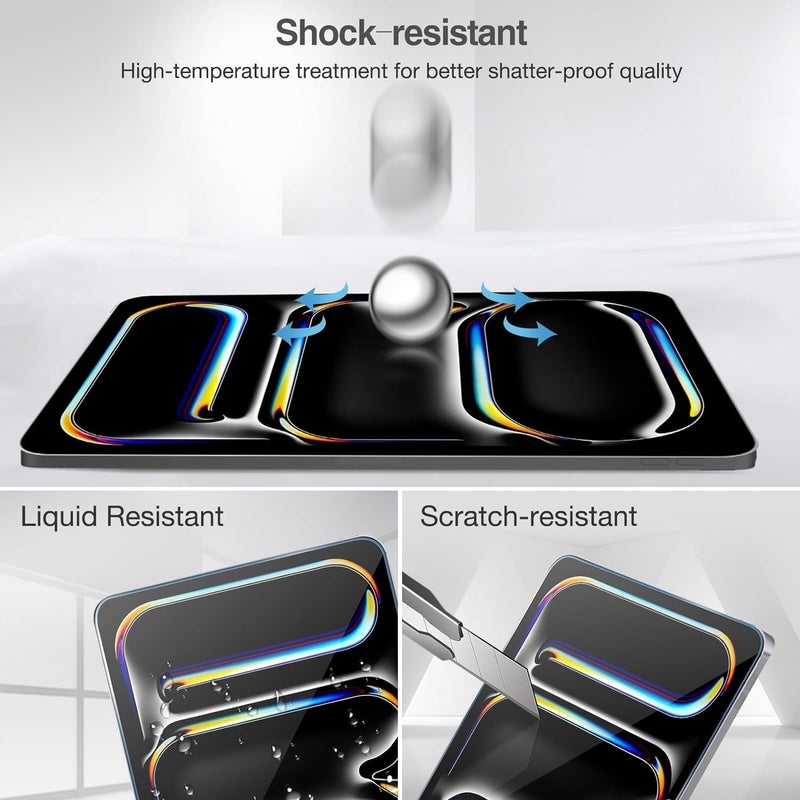 Vertus ® Premium Tempered Glass Screen Protector for Apple iPad Pro 13 M4 (7th Gen. 2024) with Anti-Scratch & Smudge Proof Coating - Image 5