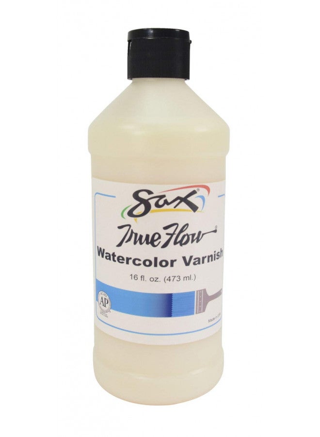 Sax 402420 True Flow Watercolor Varnish, High Gloss Sheen, 1 Pint, 16 Fl Oz (Pack of 1) - Image 1