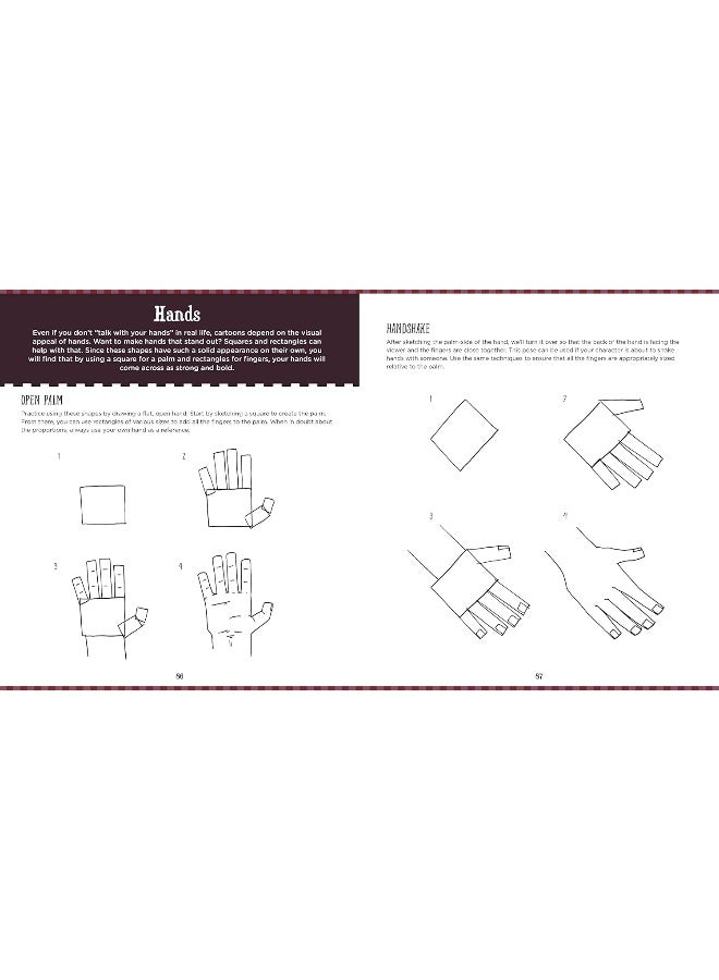 Cartooning Made Easy: Circle, Triangle, Square: Draw 30 people, places, and things using simple geometric shapes - Image 5