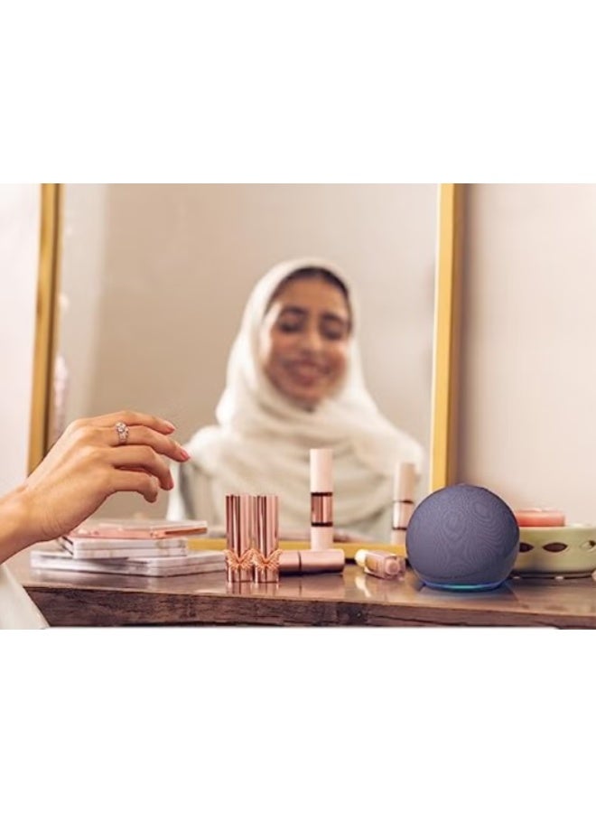 Echo Dot 5th Gen smart bluetooth speaker with vibrant sound and Alexa Use your voice to control smart home devices, play music or the Quran, and more (speaks English and Khaleeji) Charcoal - Image 2