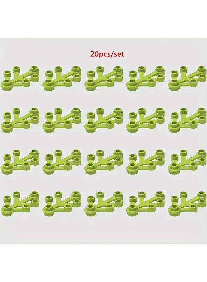 Apple Green Twig Building Blocks DIY Forest Garden Scene Christmas Birthday Gift - Image 1