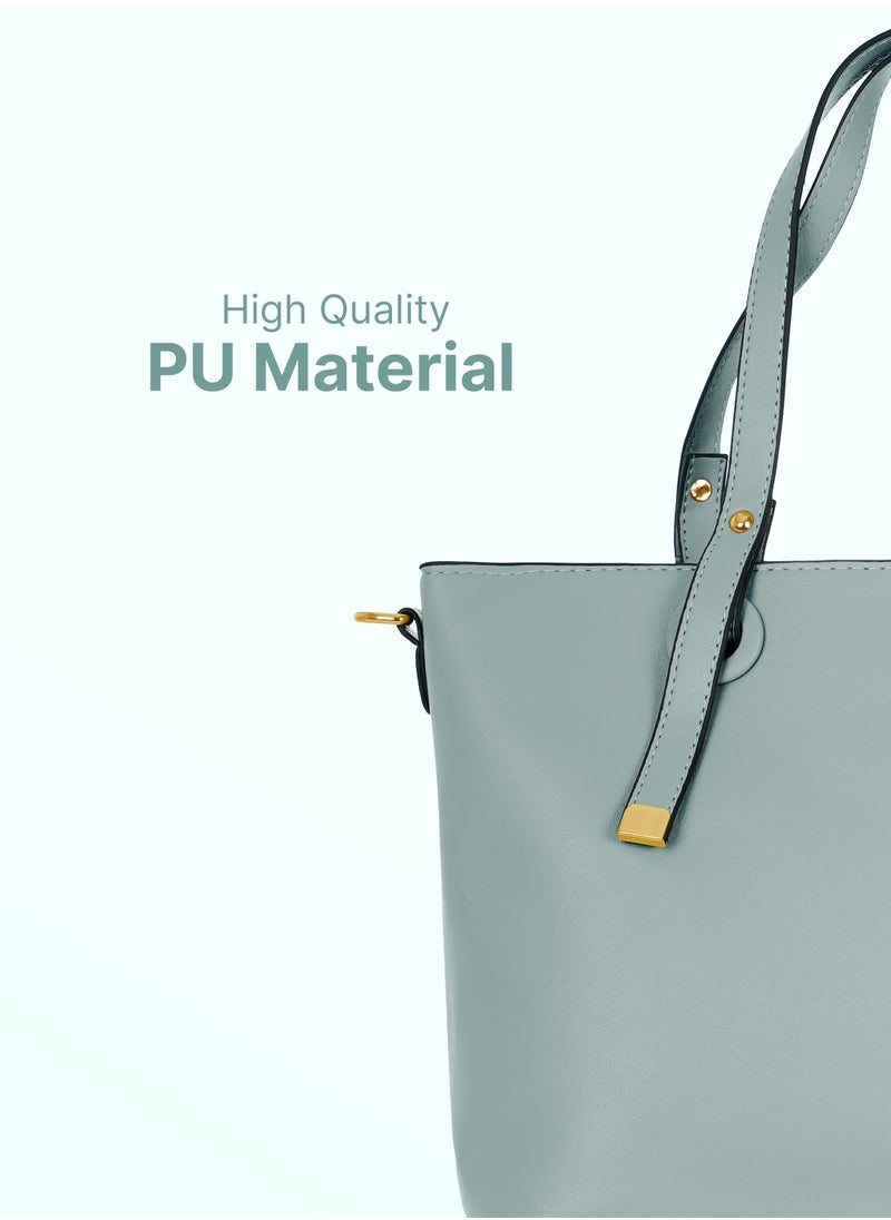 PARAJOHN Bella Tote Solid Fashionable Ladies Top-handle Bags Handbags for women Shoulder Crossbody bag  - Image 4