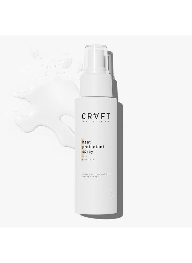 Hair Craft Co. - CRVFT Hair Heat Protectant Spray 4oz - Lightweight, Thermal Hair Protection Spray for Blow Drying, Flat Iron & Curling Iron - Prevents Damage/Breakage - Image 1