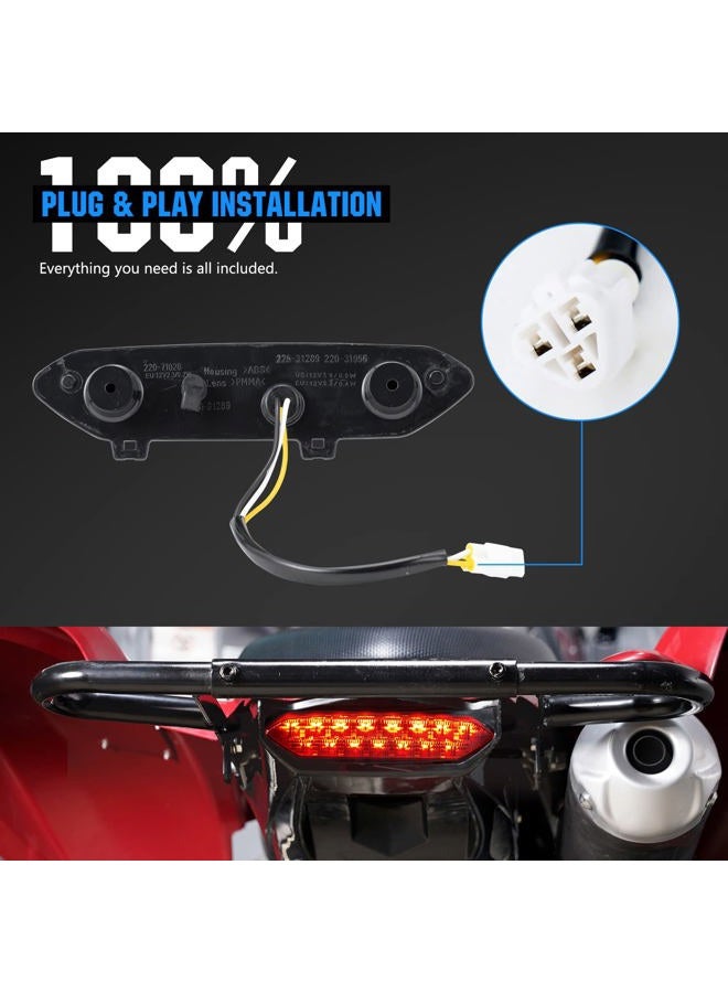 A & UTV PRO LED Tail Light for Yamaha Raptor 700R 700 2006-2018 /YFZ450R YFZ450X YFZ 450R 450X 450 R X 2009-2018, Brake Light Tail Lamps Accessories, Smoked, 1PCS - Image 2