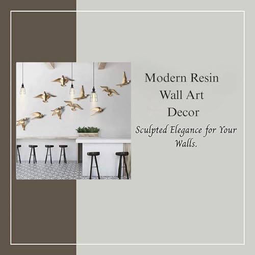 Karigaari - Ideas Hand Crafted Home Decorative Birds Wall Decor Wall Hangings (Set of 10 Birds) - Image 5