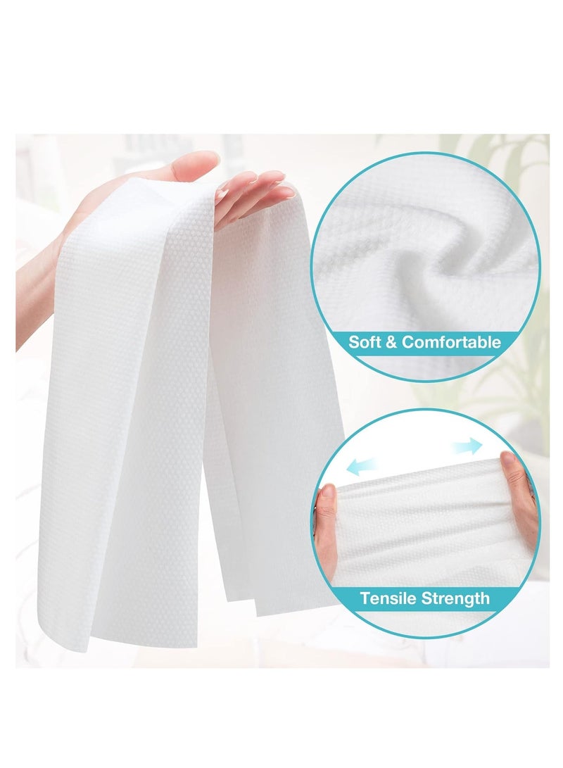 سانتا كلارا مناشف صحية غيرمنسوجة فائقة النعومة, مناشف حمام للاستخدام مرة واحدة، معبأة بشكل فردي, مناشف للوجه والشعر الجسم ,للاستخدامات المنزلية وعناية المرضى, الحج والعمرة, السفر والرحلات, الفنادق والنوادي الصحية والصالونات. 25 قطعة - Image 3