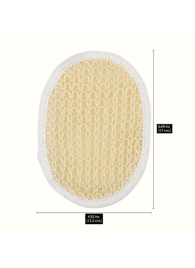 JAIRESTONE Soft Weave Facial And Body Pad Gentle Face Exfoliator Loofah Sisal Cleanser Sponge (2 Pack)  - Image 4