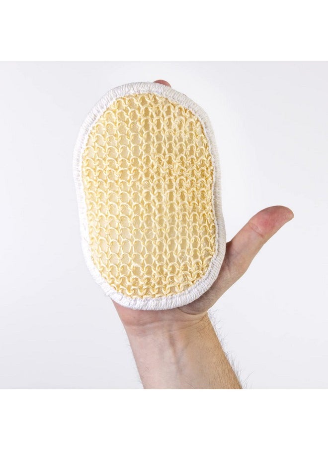 JAIRESTONE Soft Weave Facial And Body Pad Gentle Face Exfoliator Loofah Sisal Cleanser Sponge (2 Pack)  - Image 5