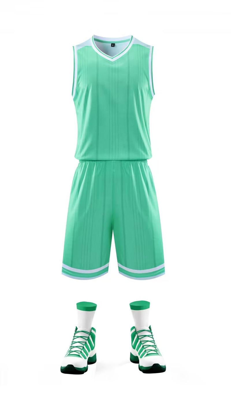 Fast Competition Sports Training Team Basketball Jersey Ball Uniform Group Purchase Printing Basketball Uniform Suit Men'S Group Purchase Summer - Image 1