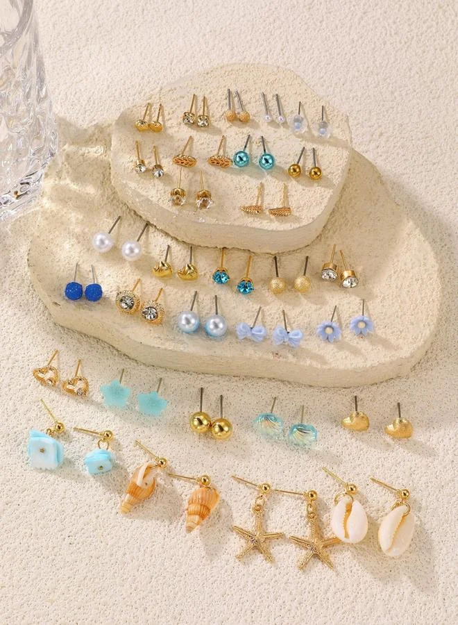 Take Two Set of 30 - Assorted Stud Earrings