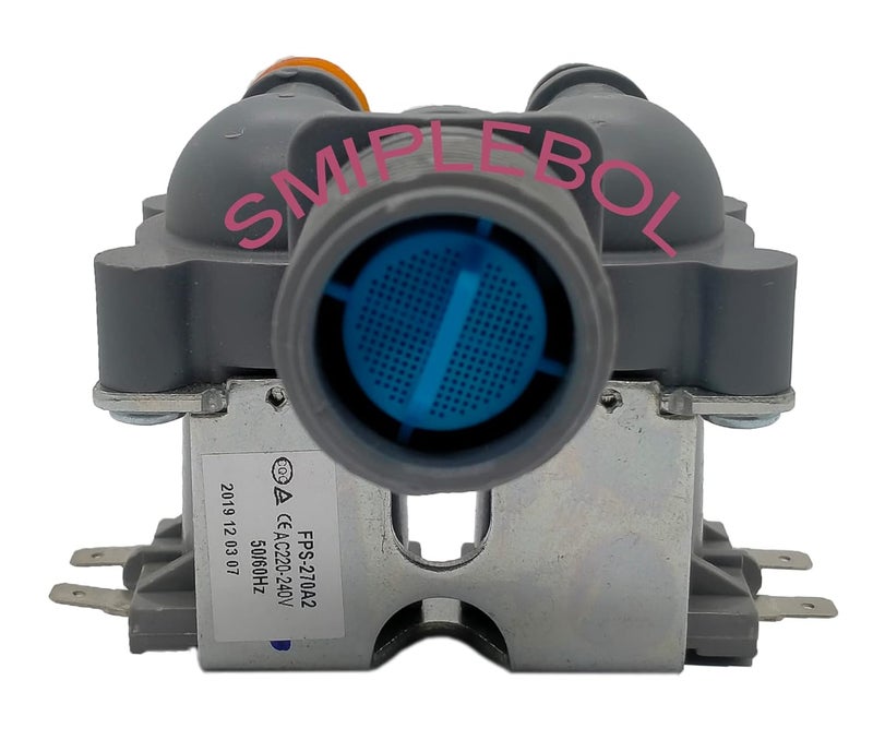 SMIPLEBOL - The Best Is Here SMIPLEBOL The Best Is Here Washing Machine Inlet ValveWater Intake Feed Valve Compatible for Samsung Top Load 2 Way Grey - Image 2