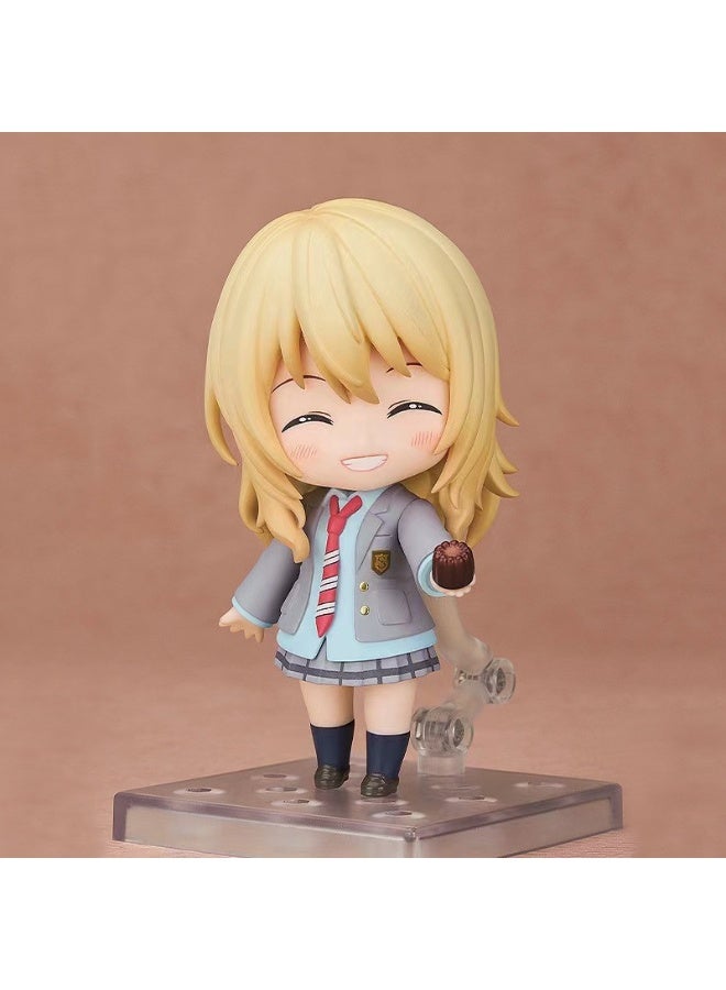 عام الكذب الخاص بك في أبريل ميازونو كاوري المنقولة استبدال الوجه دمية نموذج الديكور سطح المكتب الديكور لعبة هدية للعائلة والأصدقاء - Image 3