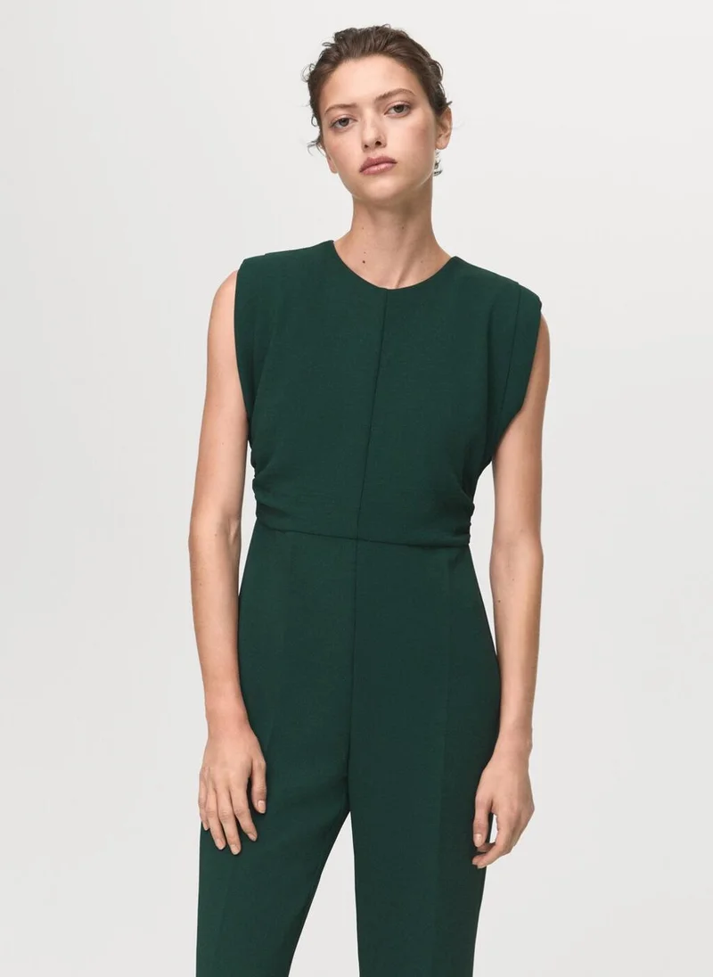 MANGO  Ruched long jumpsuit for Women | Best Price UAE