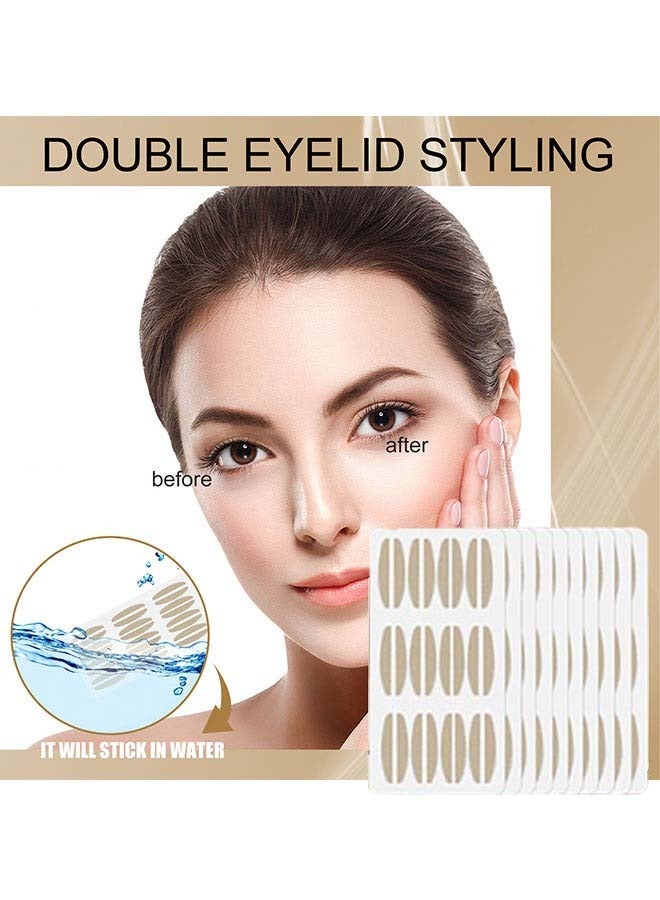 EELHOE Double Eyelid Styling Tape Self Adhesive Lace Traceless Natural Invisible Adhesive Free Breathable Long Lasting Clip Set - Image 2