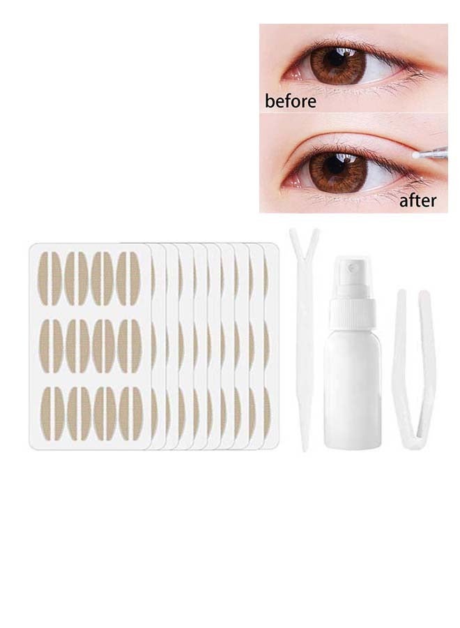 EELHOE Double Eyelid Styling Tape Self Adhesive Lace Traceless Natural Invisible Adhesive Free Breathable Long Lasting Clip Set - Image 1