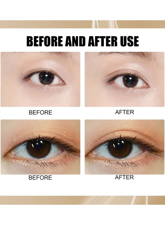 EELHOE Double Eyelid Styling Tape Self Adhesive Lace Traceless Natural Invisible Adhesive Free Breathable Long Lasting Clip Set - Image 5
