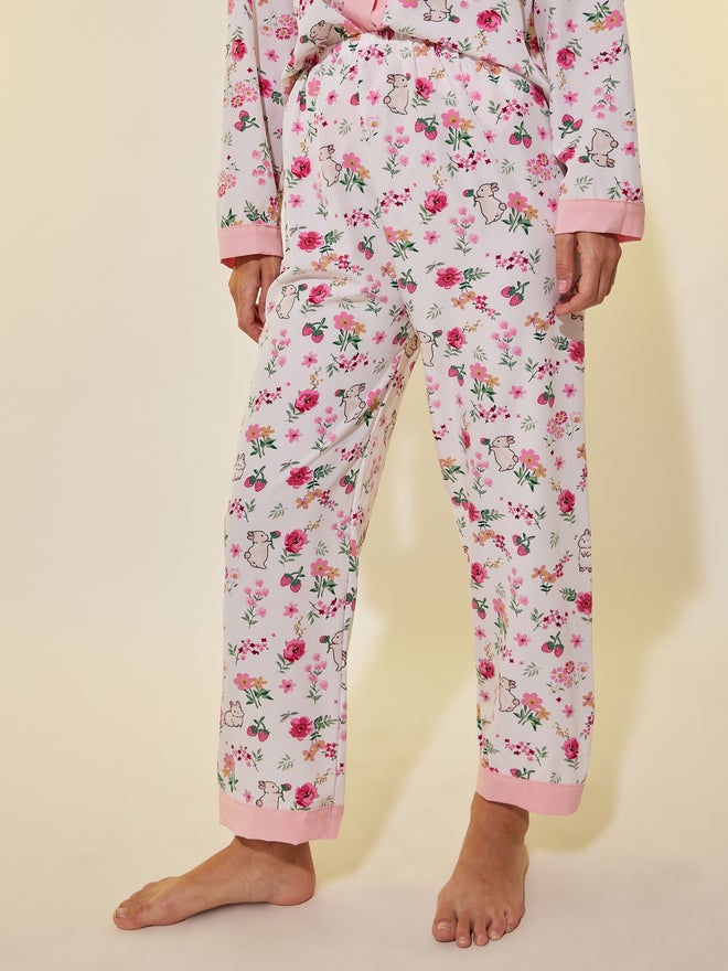 Take Two All-Over Print Buttoned Shirt and Pyjama Set