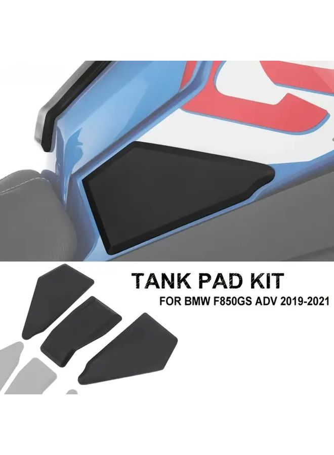 Anti Slip Motorcycle Tank Pad Kit With Knee Grips Heavy Duty Foam Shield A Pair - Image 1