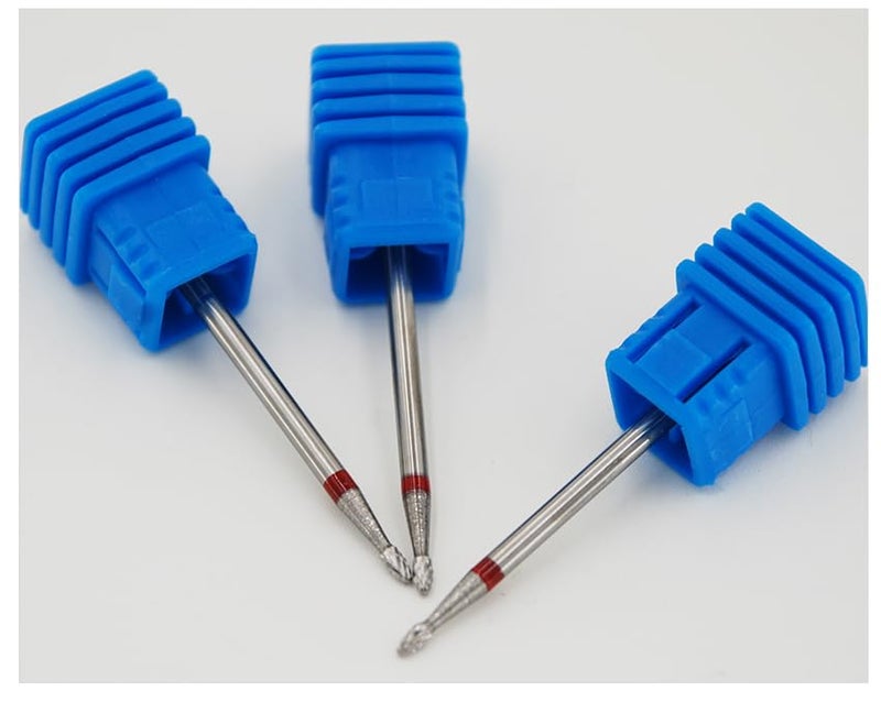 Rolabling Mini Bullet Alloy Nail Drill Bit Cuticle Clean Gel Remove Nail File Bit for Nail Salon Manicure Tool
