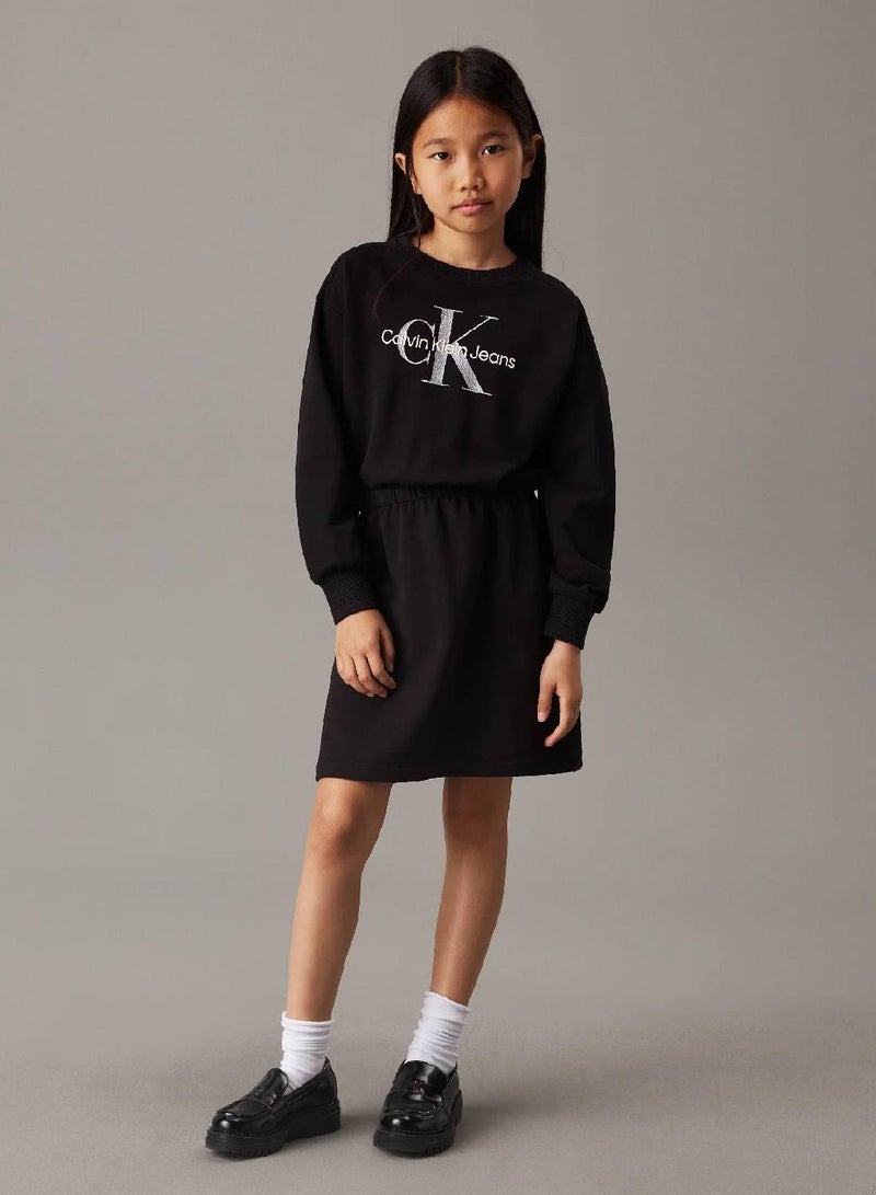 Calvin Klein Jeans Logo Sweatshirt Dress - Image 1