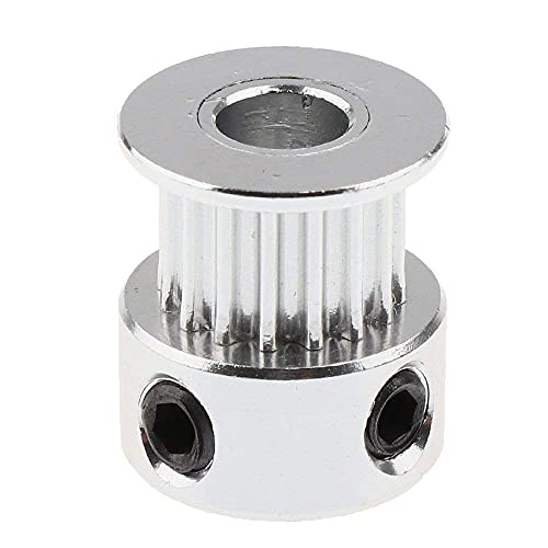TESSERACT GT2 16 Teeth Pulley/Timing Pulley with Bore 5mm I Timing Aluminum Drive Pulley for GT2 10mm Open Timing Belt I 16T W10 B5 GT2 Pulley I For 3D Printers/Laser Machines/CNC Machines (Qty: 4) - Image 1